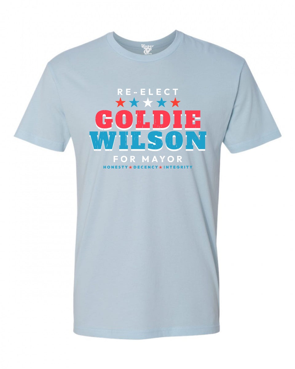 Goldie Wilson For Mayor Tee – Super 70s Sports