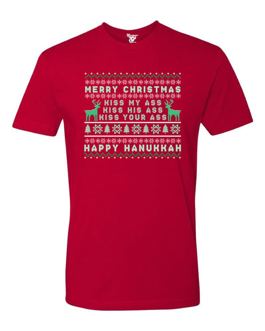 Merry Christmas Happy Hanukkah Tee